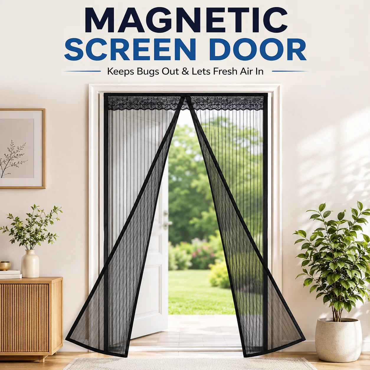 MAGNETIC MOSQUITO PROTECTION DOOR SCREEN™