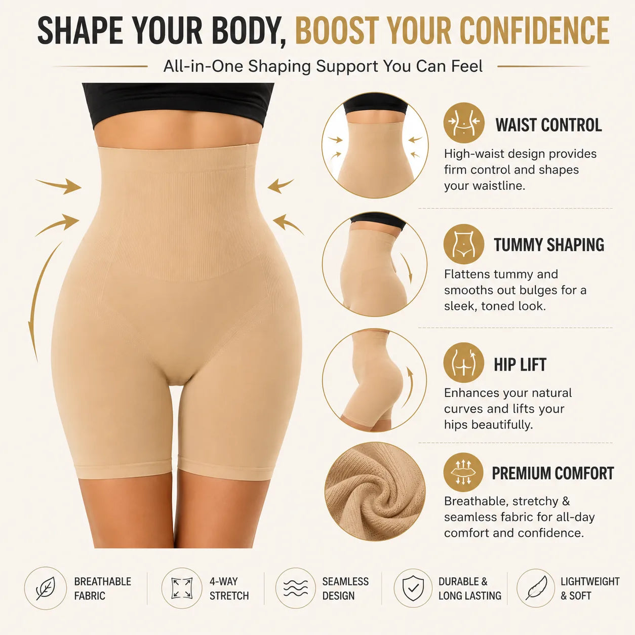 SLIMFIT™ 4-IN-1 TUMMY SHAPER